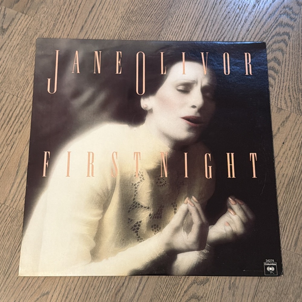 JANE OLIVOR First Night Vinyl Columbia CBS PC 34274 Rare Scarce